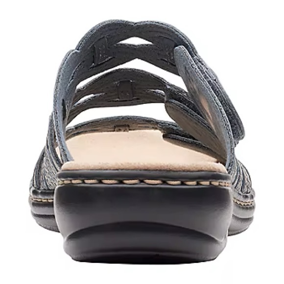 Clarks Leisa Faye blue grey sandals women’s 12 - Picture 4 of 7
